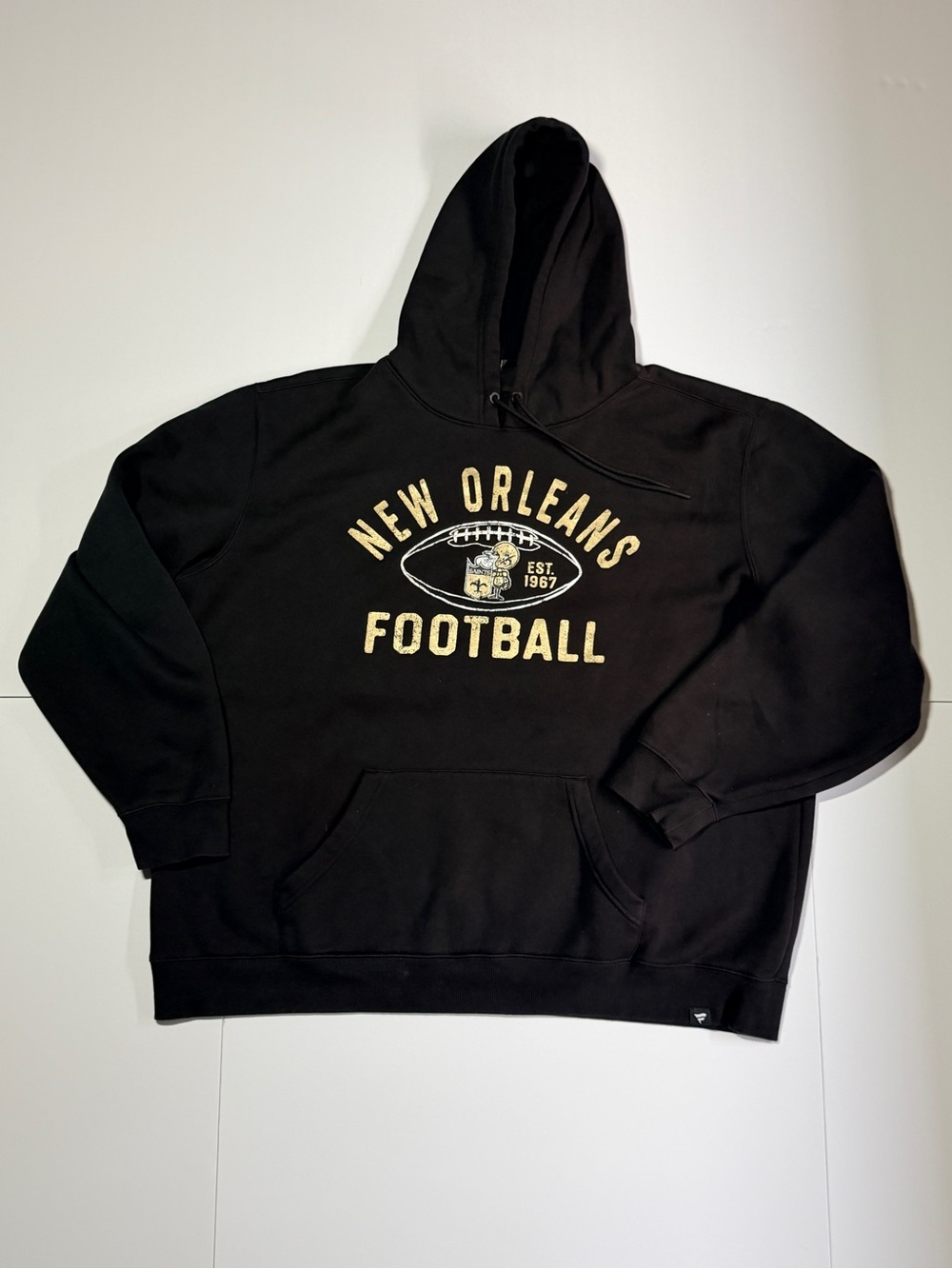 Fanatics New Orleans Football Black Pullover Hoodie